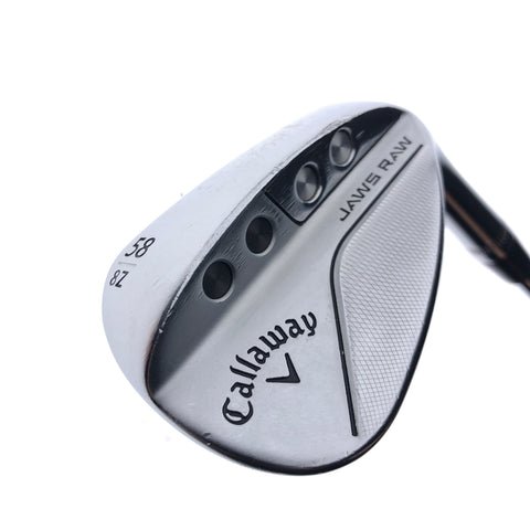 Used Callaway Jaws Raw 2022 Lob Wedge / 58.0 Degrees / Wedge Flex