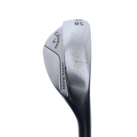 Used Callaway Jaws Raw 2022 Lob Wedge / 58.0 Degrees / Wedge Flex