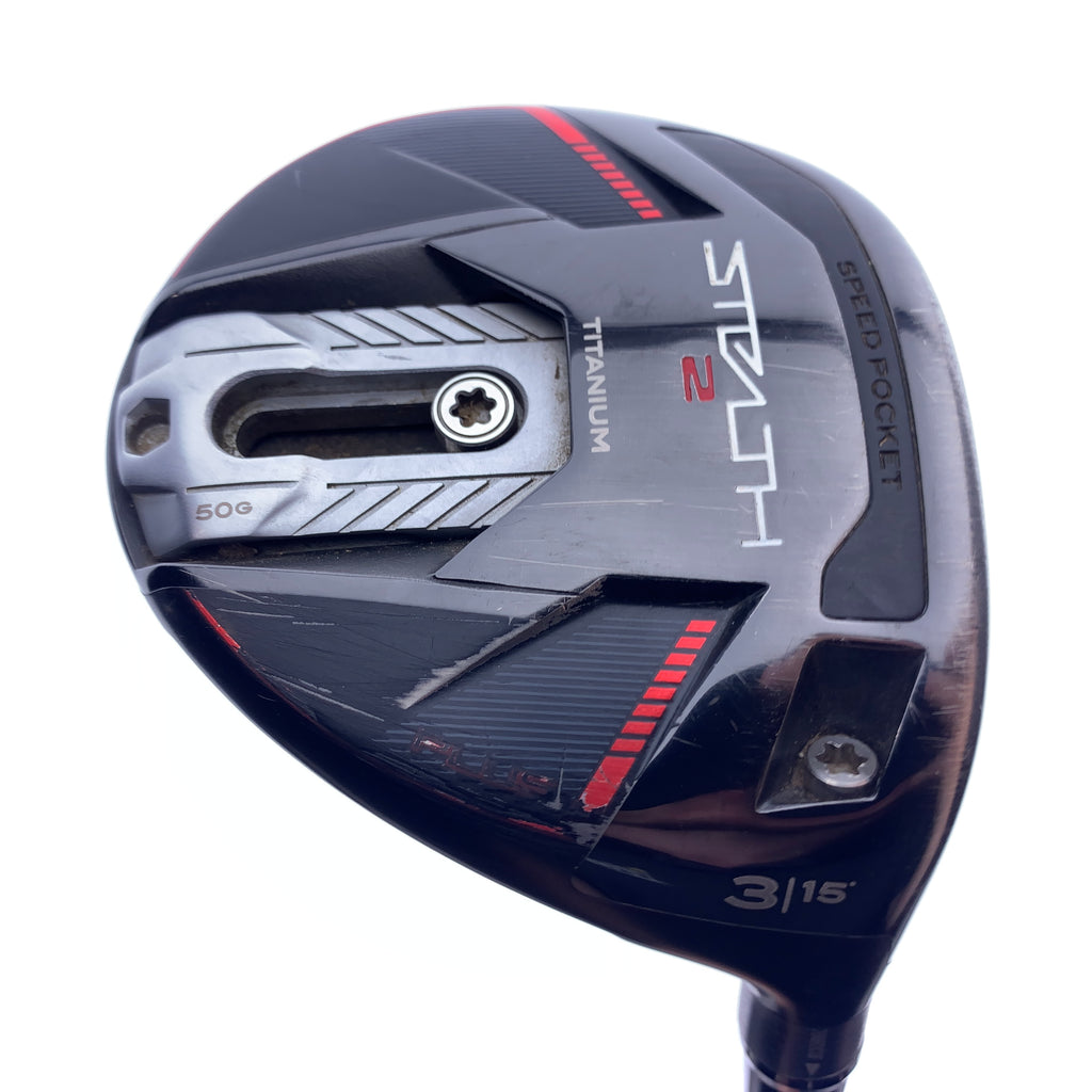 Used TaylorMade Stealth 2 Plus 3 Fairway Wood / 15.0 Degrees / Regular Flex