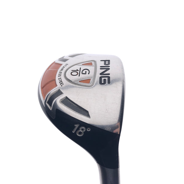 Used Ping G10 2 Hybrid / 18 Degrees / Stiff Flex