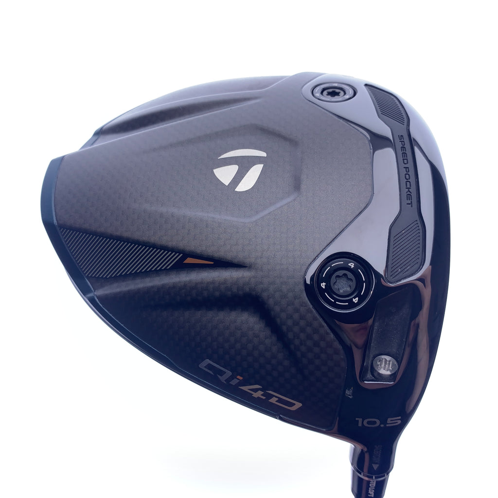 Used TaylorMade Qi4D Driver / 10.5 Degrees / Stiff Flex