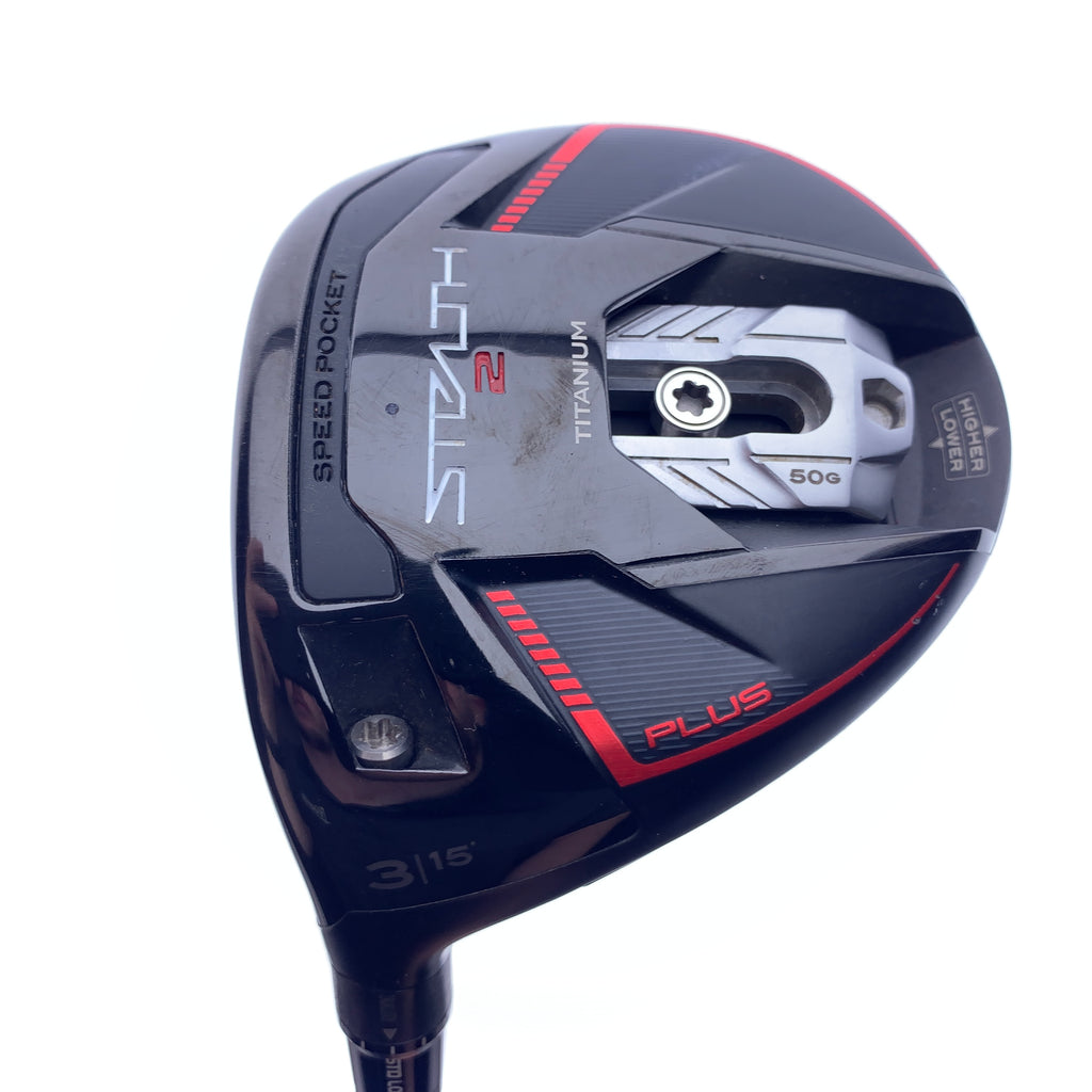 Used TaylorMade Stealth 2 Plus 3 Fairway Wood/15.0 Degrees/Stiff Flex/Left-Hand