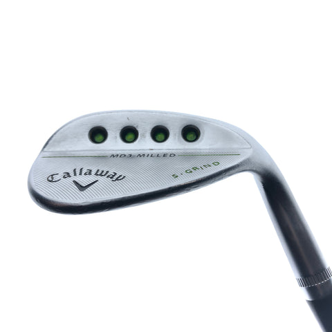 Used Callaway MD3 Milled Chrome Sand Wedge / 54.0 Degrees / Regular Flex