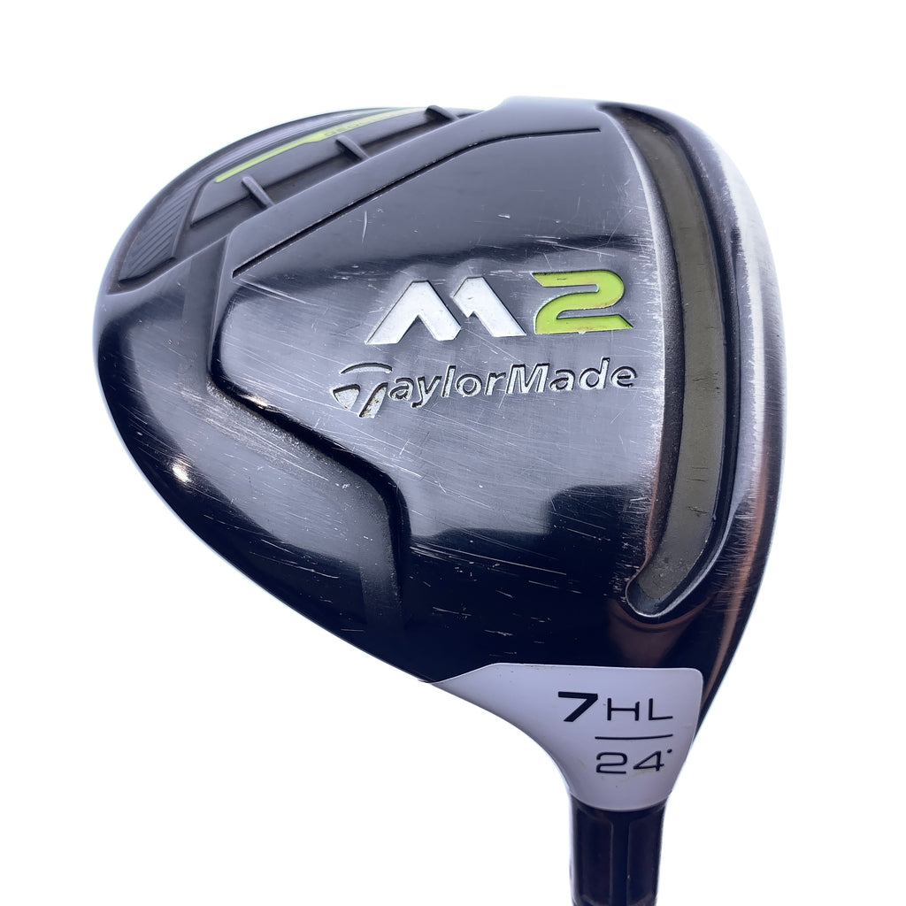Used TaylorMade M2 2017 7  HL Fairway Wood / 24.0 Degrees / Regular Flex