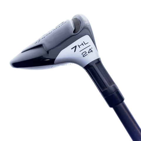 Used TaylorMade M2 2017 7  HL Fairway Wood / 24.0 Degrees / Regular Flex