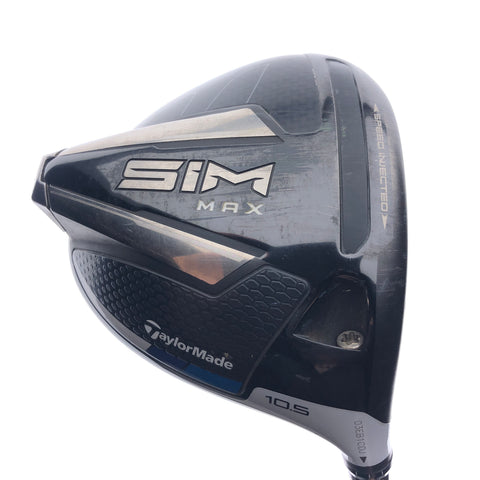 Used TaylorMade SIM Max Driver / 10.5 Degrees / Stiff Flex