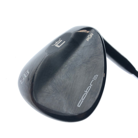 Used Cobra PUR Black Lob Wedge / 58.0 Degrees / Stiff Flex