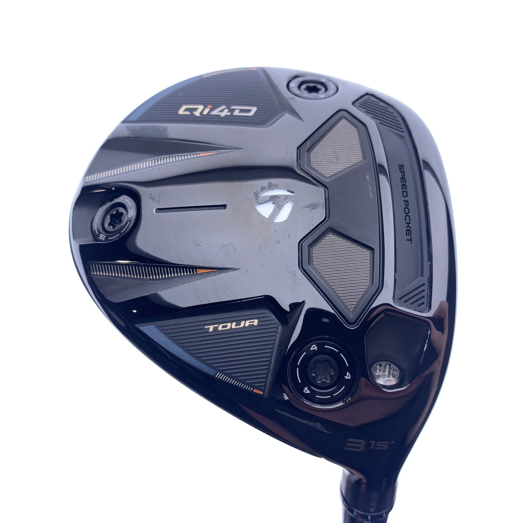 Used TaylorMade QI4D Tour 3 Fairway Wood / 15 Degrees / X-Stiff Flex