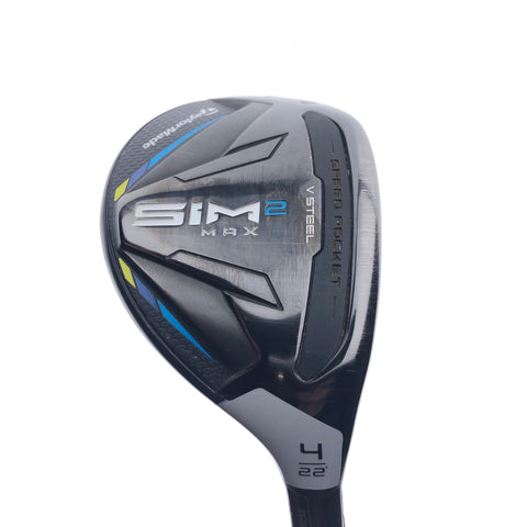 Used TaylorMade Sim2 Max Rescue 4 Hybrid / 22.0 Degrees / Regular Flex