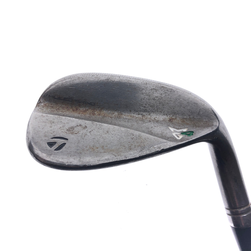 Used TOUR ISSUE TaylorMade Milled Grind 4 Raw Gap Wedge / 50.0 Degrees / Stiff