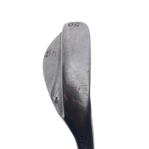 Used TOUR ISSUE TaylorMade Milled Grind 4 Raw Gap Wedge / 50.0 Degrees / Stiff