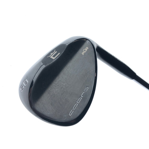Used Cobra PUR Black Gap Wedge / 50.0 Degrees / Stiff Flex