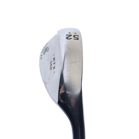 Used Cleveland 588 RTX 2.0 Tour Satin Gap Wedge / 52.0 Degrees / Wedge Flex