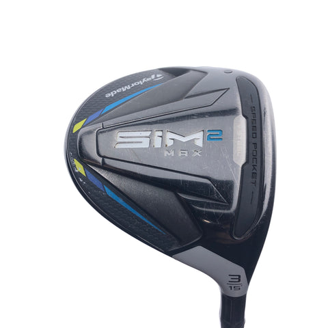 Used TaylorMade Sim2 Max 3 Fairway Wood / 15.0 Degrees / Stiff Flex