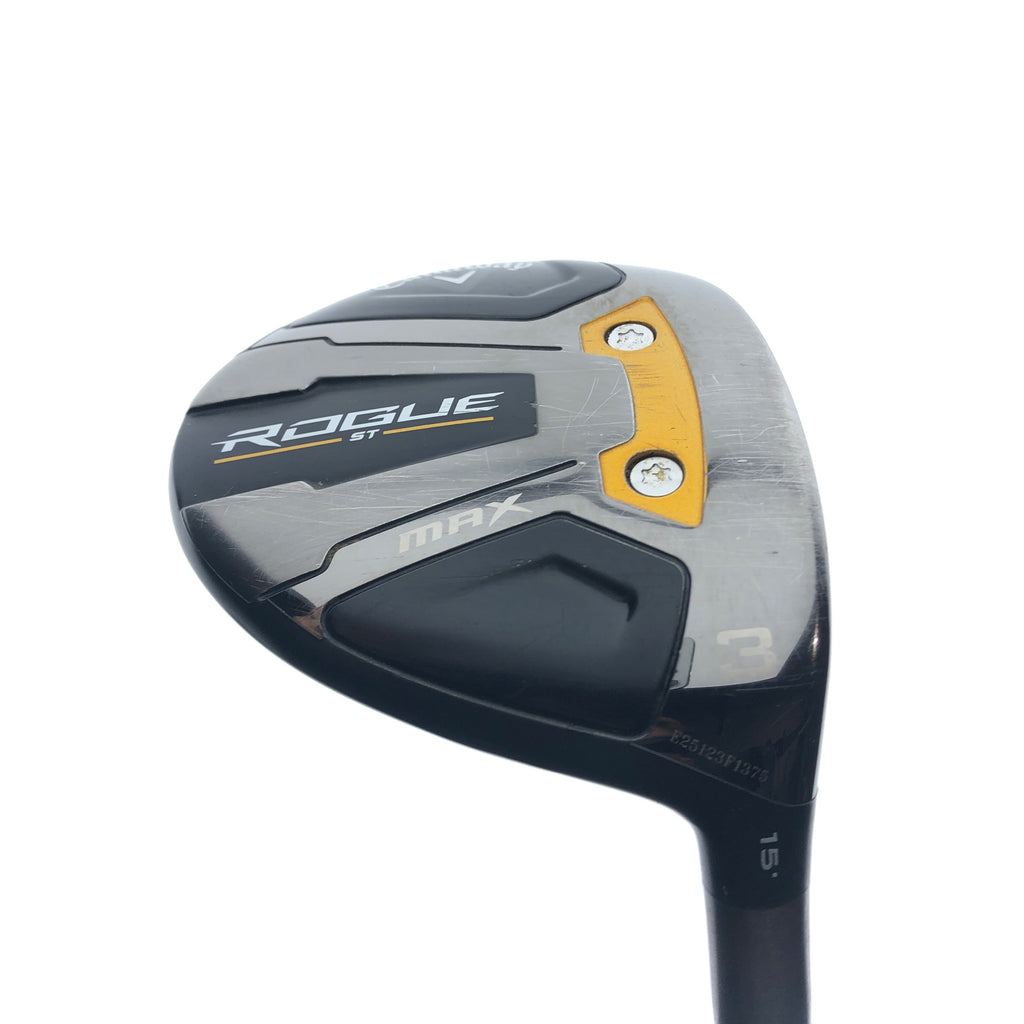 Used Callaway Rogue ST MAX 3 Fairway Wood / 15.0 Degrees / Regular Flex