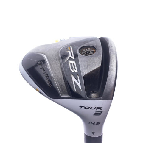 Used TaylorMade RBZ Stage 2 Tour 3 Fairway Wood / 14.5 Degrees / Stiff Flex - Replay Golf 
