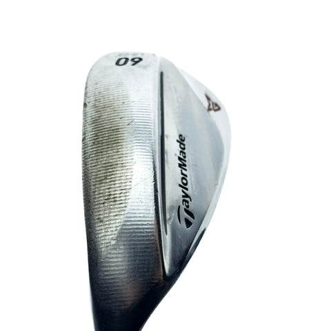 Used TaylorMade Milled Grind 2 Chrome Lob Wedge / 60.0 Deg / X-Stiff / Left