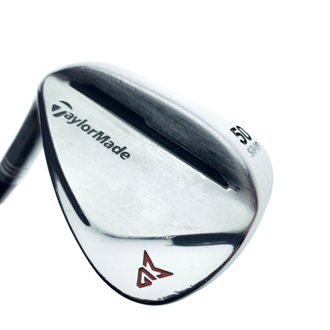Used TaylorMade Milled Grind 2 Chrome Gap Wedge / 50.0 Degrees / X-Stiff / Left