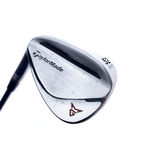 Used TaylorMade Milled Grind 2 Chrome GW / 52.0 Deg / Stiff Flex / Left-Handed