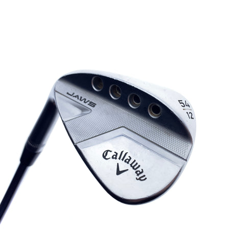 Used Callaway Jaws Full Toe Chrome SW / 54.0 Deg / Wedge Flex / Left-Hand