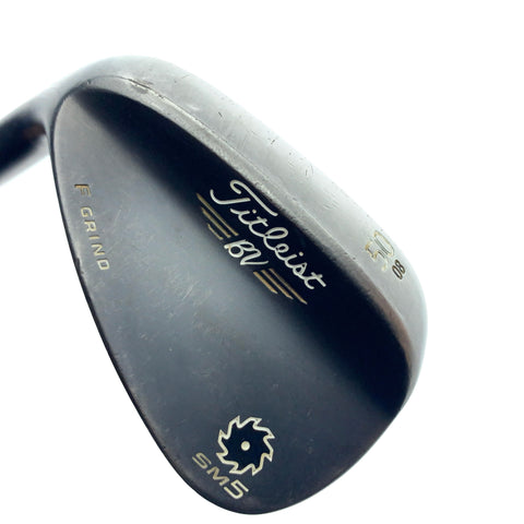 Used Titleist Vokey SM5 Raw Black Gap Wedge / 50.0 Degrees / Wedge / LH