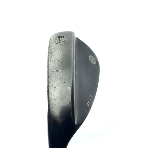 Used Titleist Vokey SM5 Raw Black Gap Wedge / 50.0 Degrees / Wedge / LH