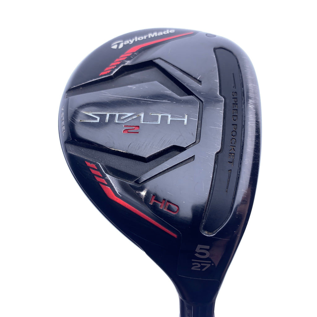 Used TaylorMade Stealth 2 HD 5 Hybrid / 27 Degrees / Regular Flex