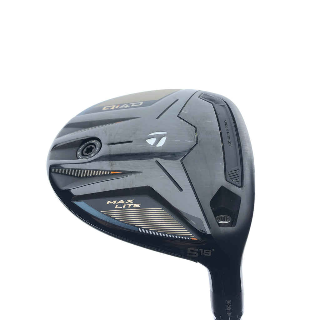 Used TaylorMade QI4d Max Lite 5 Fairway Wood / 18.0 Degrees / Regular Flex