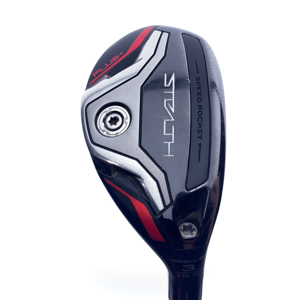 Used TaylorMade Stealth Plus Rescue 3 Hybrid / 19.5 Degrees / Stiff Flex