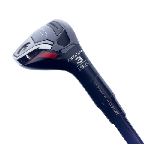 Used TaylorMade Stealth Plus Rescue 3 Hybrid / 19.5 Degrees / Stiff Flex