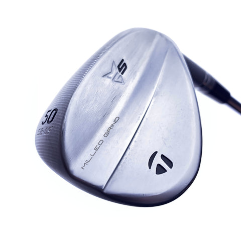 Used TaylorMade Milled Grind 5 Gap Wedge / 50.0 Degrees / Stiff Flex