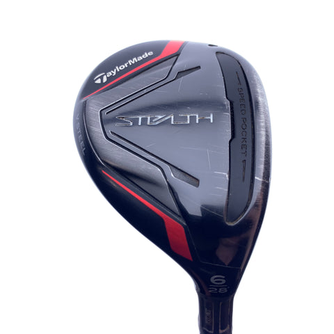 Used TaylorMade Stealth Rescue 6 Hybrid / 28 Degrees / Regular Flex