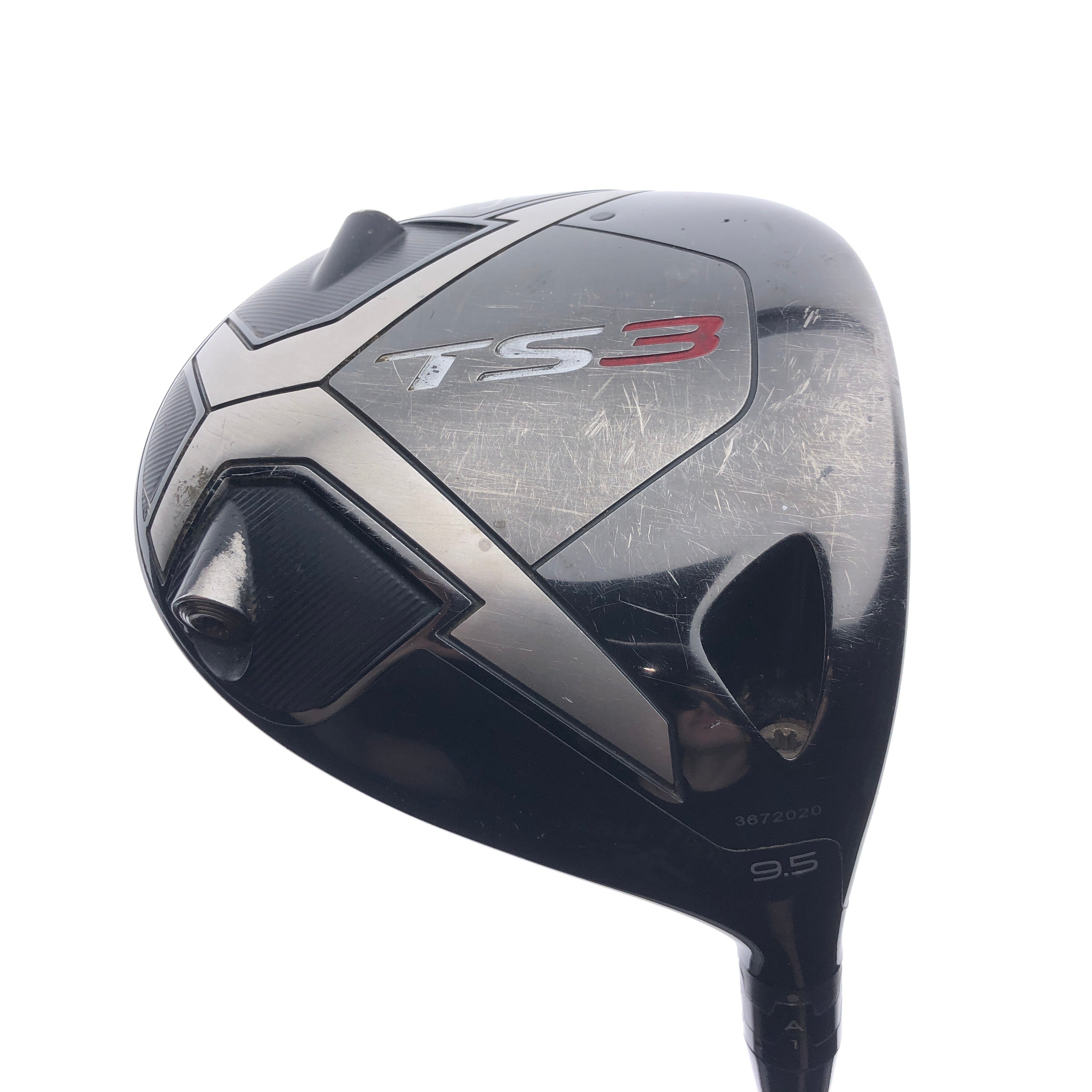 Used Titleist TS3 Driver / 9.5 Degrees / X-Stiff Flex