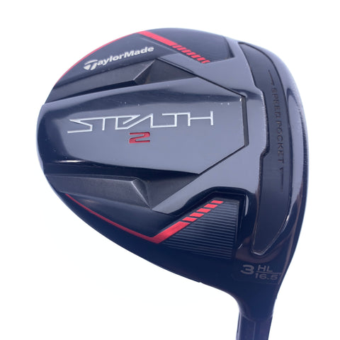 Used TaylorMade Stealth 2 3  HL Fairway Wood / 16.5 Degrees / Stiff Flex
