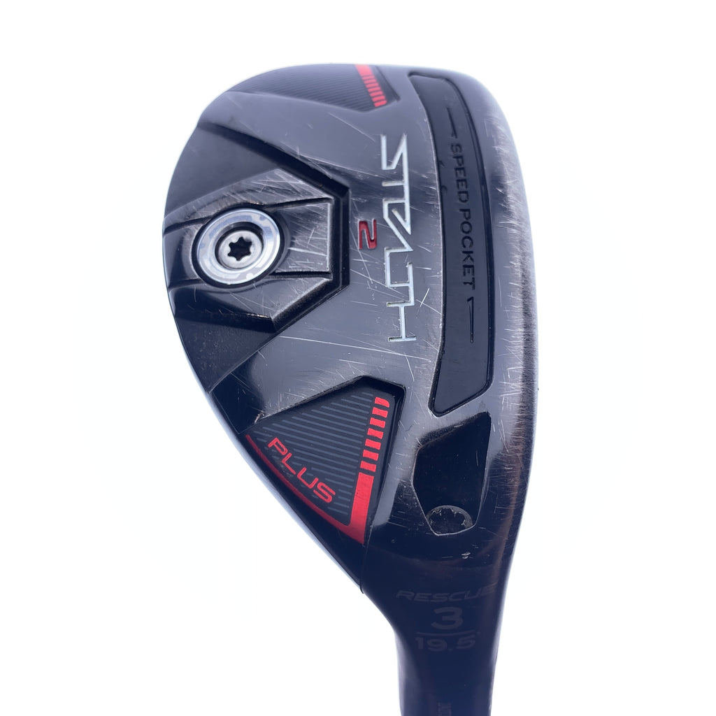 Used TaylorMade Stealth Plus Rescue 3 Hybrid / 19.5 Degrees / Stiff Flex
