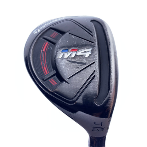 Used TaylorMade M4 4 Hybrid / 22.0 Degrees / Senior Flex