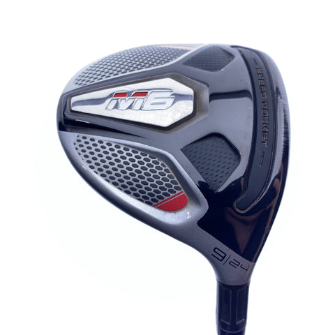Used TaylorMade M6 9 Fairway Wood / 24.0 Degrees / Senior Flex