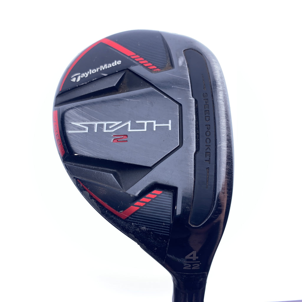 Used TaylorMade Stealth 2 4 Hybrid / 22 Degrees / Regular Flex