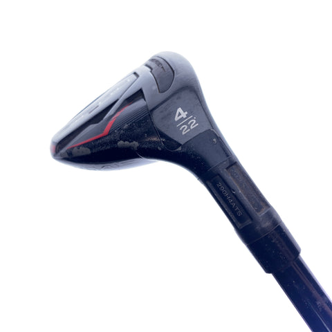 Used TaylorMade Stealth 2 4 Hybrid / 22 Degrees / Regular Flex
