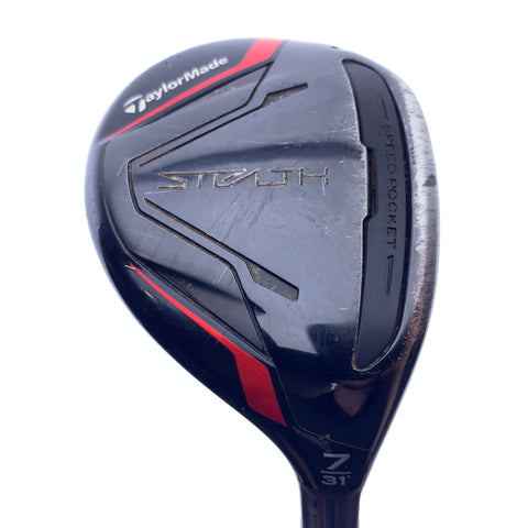 Used TaylorMade Stealth Rescue 7 Hybrid / 21.0 Degrees / Regular Flex