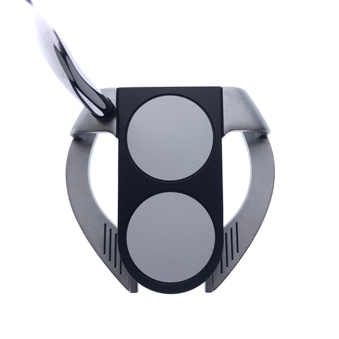 Used Odyssey O-Works Black 2-Ball Fang Putter / 33.00 Inches
