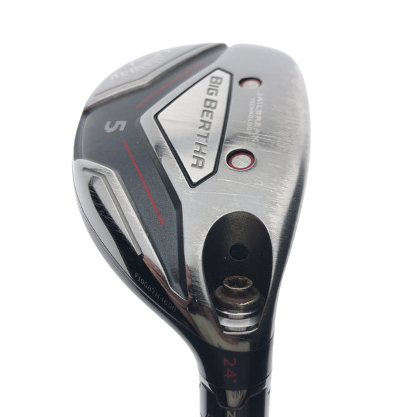Used Callaway Big Bertha 2019 5 Hybrid / 24 Degrees / Senior Flex