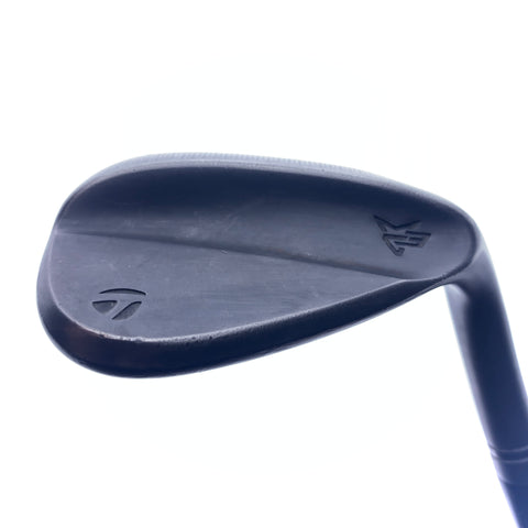 Used TaylorMade Milled Grind 3 Black Lob Wedge / 60.0 Degrees / Stiff Flex