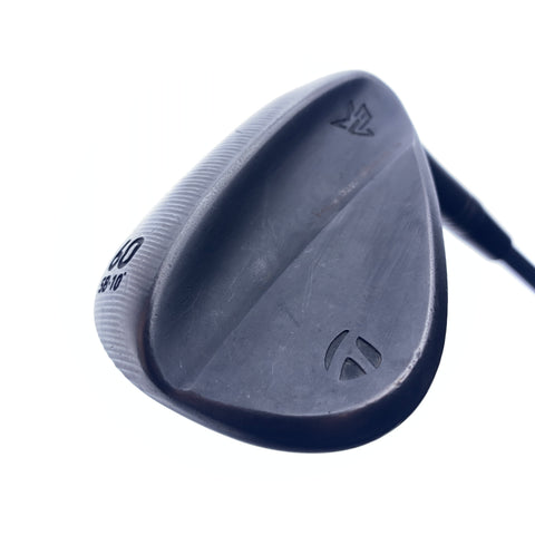 Used TaylorMade Milled Grind 3 Black Lob Wedge / 60.0 Degrees / Stiff Flex