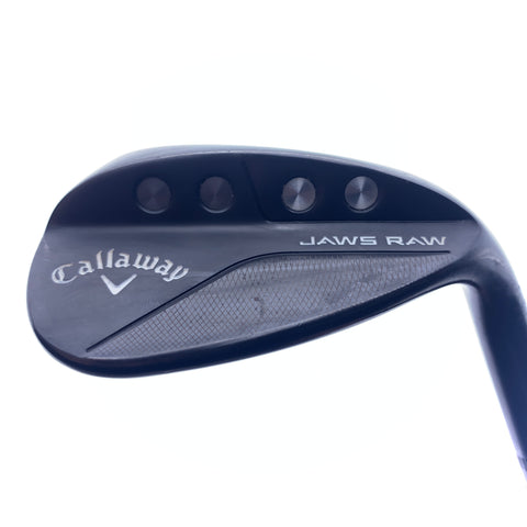 Used Callaway Jaws Raw Black 2020 Lob Wedge / 58.0 Degrees / X-Stiff Flex