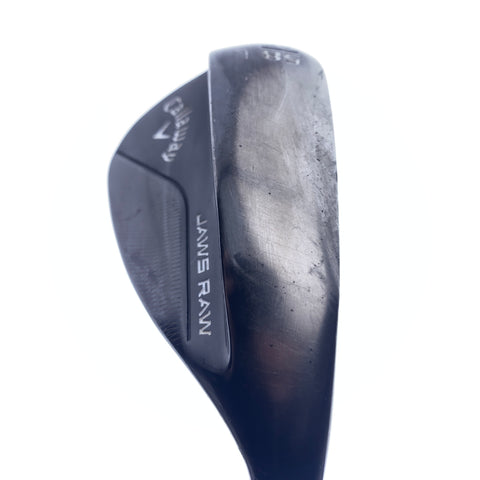 Used Callaway Jaws Raw Black 2020 Lob Wedge / 58.0 Degrees / X-Stiff Flex