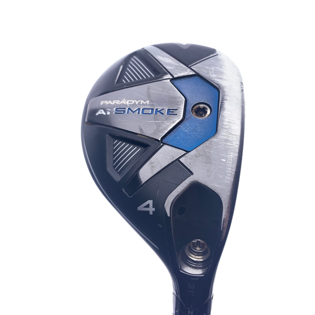 Used Callaway Paradym Ai Smoke 4 Hybrid / 21 Degrees / Stiff Flex