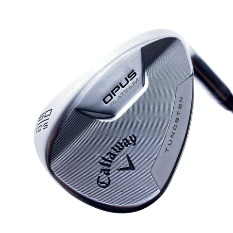 Used Callaway Opus Platinum Chrome Lob Wedge / 60.0 Degrees / Stiff Flex