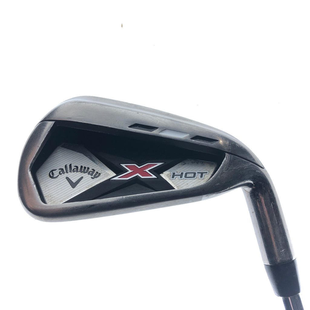 Used Callaway X Hot 2013 7 Iron / 30.0 Degrees / Regular Flex