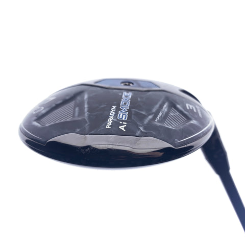 Used Callaway Paradym Ai Smoke MAX D 3 Fairway Wood / 15 Degrees / Stiff Flex
